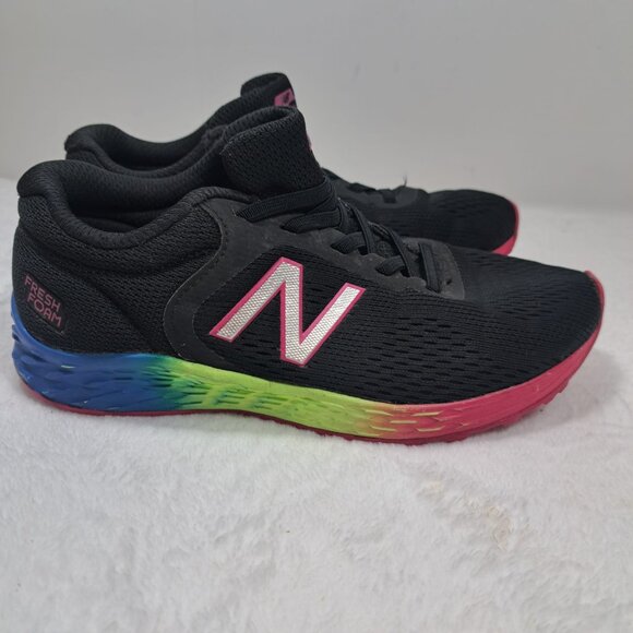 New Balance Fresh Foam Arishi YAARIBC2 Running Shoes Size 4‎ Black Exc Cond - Picture 1 of 11